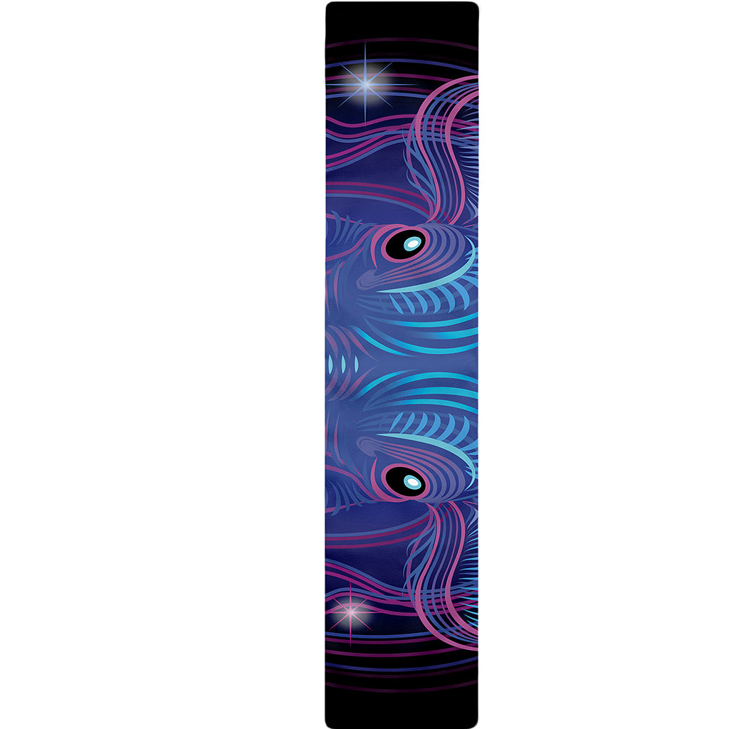 Dark Taurus Zodiac Sign Print Table Runner
