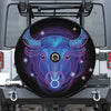 Dark Taurus Zodiac Sign Print Tire Cover With Camera Hole