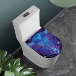 Dark Taurus Zodiac Sign Print Toilet Lid Cover