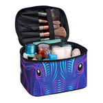 Dark Taurus Zodiac Sign Print Travel Makeup Bag