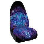Dark Taurus Zodiac Sign Print Waterproof Car Seat Cover