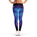 Dark Taurus Zodiac Sign Print Women's Leggings