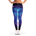 Dark Taurus Zodiac Sign Print Women's Leggings