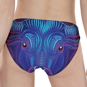 Dark Taurus Zodiac Sign Print Women's Panties