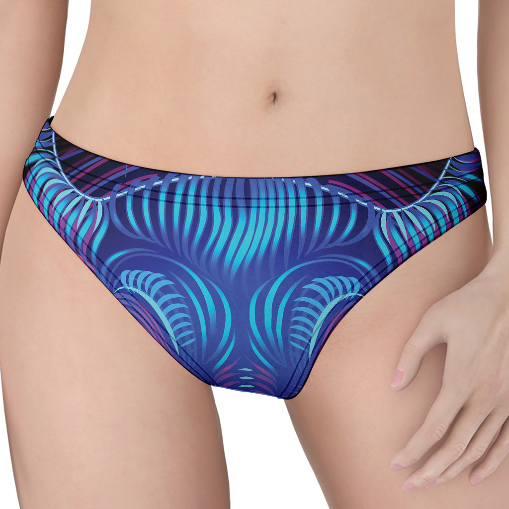 Dark Taurus Zodiac Sign Print Women's Thong