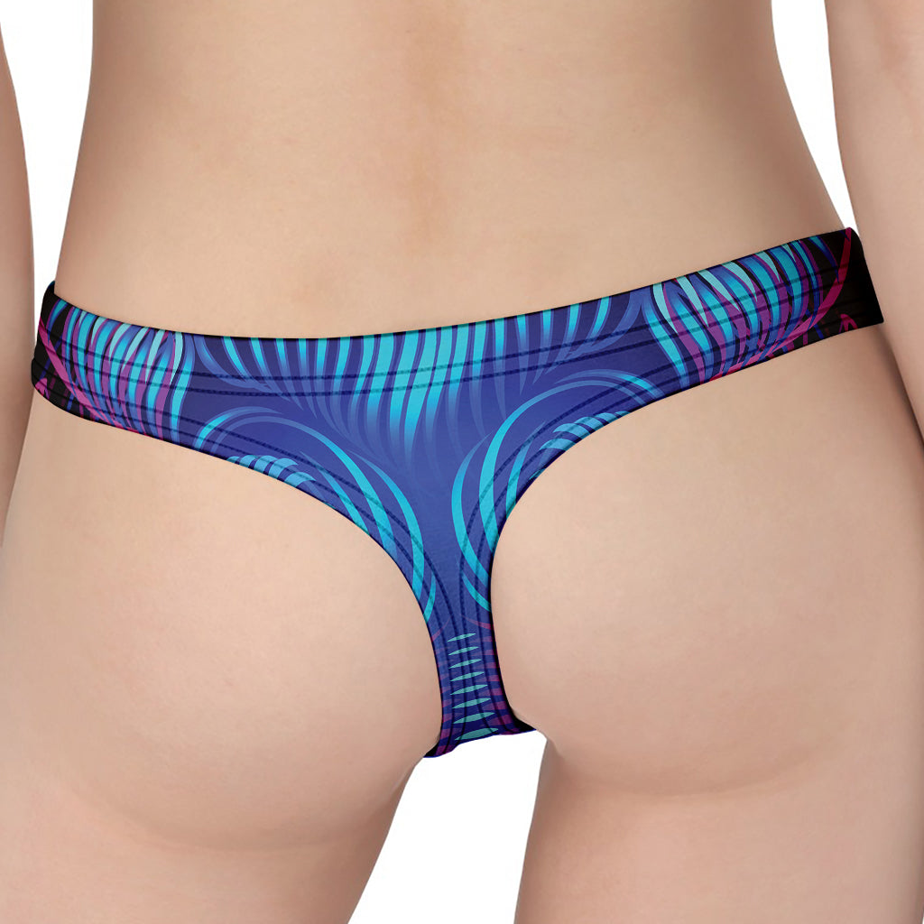 Dark Taurus Zodiac Sign Print Women's Thong