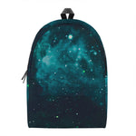 Dark Teal Galaxy Space Print Backpack