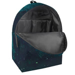 Dark Teal Galaxy Space Print Backpack