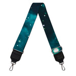 Dark Teal Galaxy Space Print Bag Strap