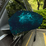 Dark Teal Galaxy Space Print Car Side Mirror Covers