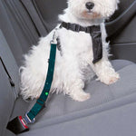 Dark Teal Galaxy Space Print Dog Seat Belt