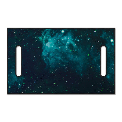 Dark Teal Galaxy Space Print Golf Cart Seat Cover