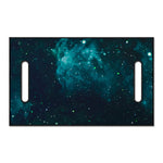 Dark Teal Galaxy Space Print Golf Cart Seat Cover