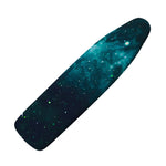 Dark Teal Galaxy Space Print Ironing Board Cover