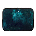 Dark Teal Galaxy Space Print Laptop Sleeve