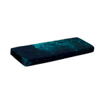 Dark Teal Galaxy Space Print Piano Keyboard Cover