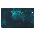 Dark Teal Galaxy Space Print Polyester Doormat