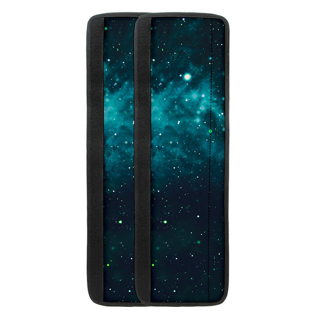 Dark Teal Galaxy Space Print Refrigerator Handle Covers