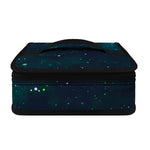 Dark Teal Galaxy Space Print Small Lunch Bag