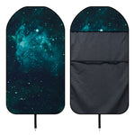 Dark Teal Galaxy Space Print Waterproof Car Seat Cover