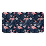 Dark Tropical Flamingo Pattern Print Towel