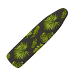 Dark Tropical Leaf Pattern Print Ironing Board Cover