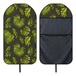 Dark Tropical Leaf Pattern Print Waterproof Car Seat Cover