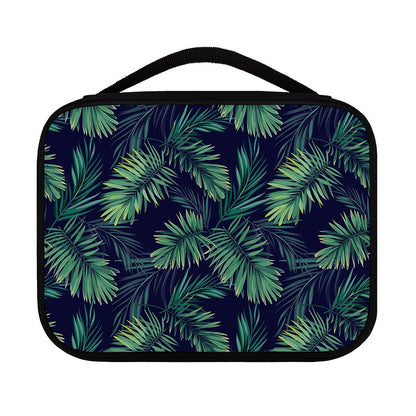 Dark Tropical Palm Leaf Pattern Print Classic Bible Case
