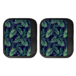 Dark Tropical Palm Leaf Pattern Print Handle Covers