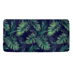 Dark Tropical Palm Leaf Pattern Print Towel
