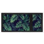 Dark Tropical Palm Leaf Pattern Print Trifold Wallet