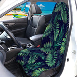 Dark Tropical Palm Leaf Pattern Print Waterproof Car Seat Cover
