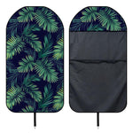 Dark Tropical Palm Leaf Pattern Print Waterproof Car Seat Cover