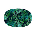 Dark Tropical Palm Leaves Pattern Print Car Side Mirror Covers