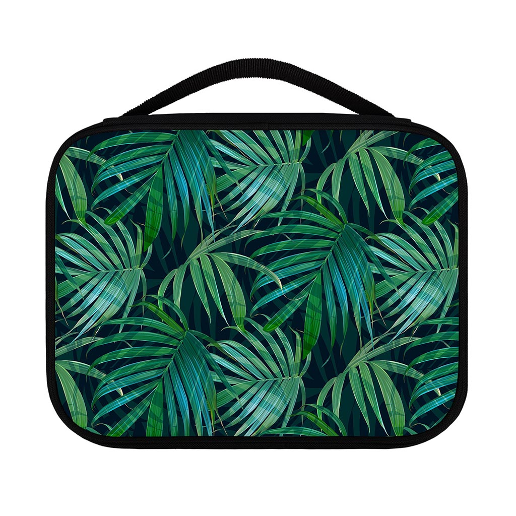 Dark Tropical Palm Leaves Pattern Print Classic Bible Case