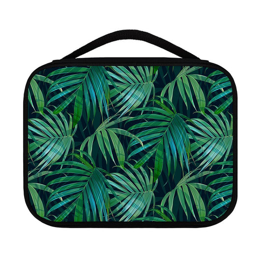 Dark Tropical Palm Leaves Pattern Print Classic Bible Case