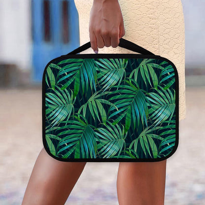 Dark Tropical Palm Leaves Pattern Print Classic Bible Case