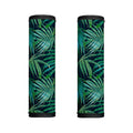 Dark Tropical Palm Leaves Pattern Print Handle Covers