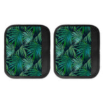 Dark Tropical Palm Leaves Pattern Print Handle Covers