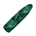 Dark Tropical Palm Leaves Pattern Print Ironing Board Cover