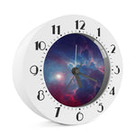 Dark Universe Galaxy Deep Space Print Alarm Clock