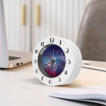 Dark Universe Galaxy Deep Space Print Alarm Clock