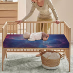 Dark Universe Galaxy Deep Space Print Baby Crib Sheet