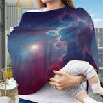 Dark Universe Galaxy Deep Space Print Baby Seat Cover