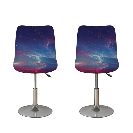 Dark Universe Galaxy Deep Space Print Bar Stool Covers