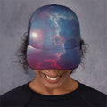 Dark Universe Galaxy Deep Space Print Baseball Cap