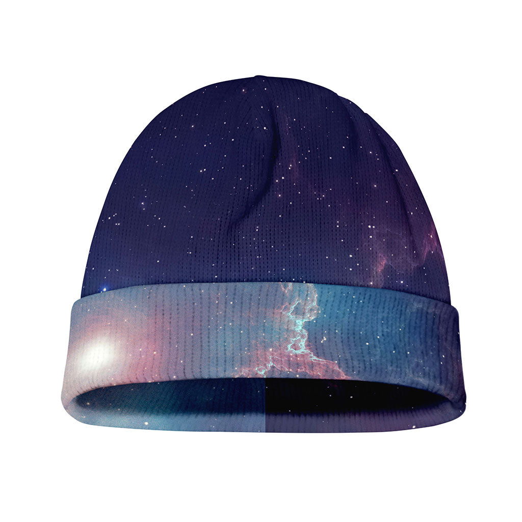 Dark Universe Galaxy Deep Space Print Beanie