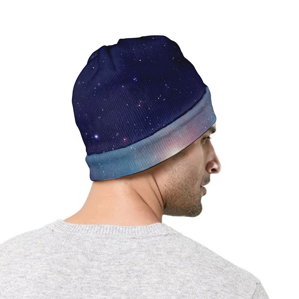 Dark Universe Galaxy Deep Space Print Beanie