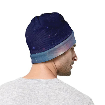Dark Universe Galaxy Deep Space Print Beanie