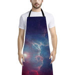 Dark Universe Galaxy Deep Space Print Bib Apron With Pocket